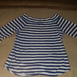 Boatneck American Eagle 3/4 striped shirt